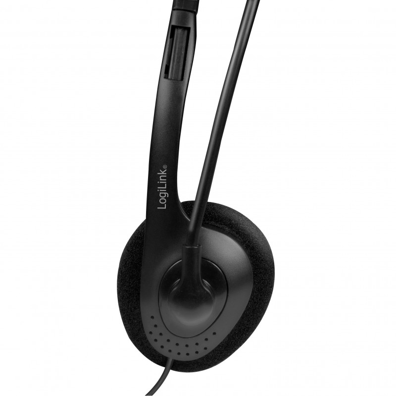 Produktbild för PC-headset Stereo m mikrofon 1x3,5mm-kontakt