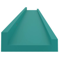 Produktbild för Vägghyllor 2 st blå 80x9x3 cm