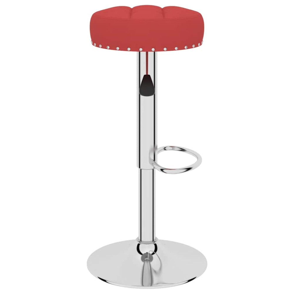 Produktbild för Barstolar 2 st vinröd tyg