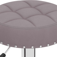 Produktbild för Barstolar 2 st taupe tyg