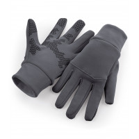Beechfield Softshell Sports Tech Gloves GraphiteGrey