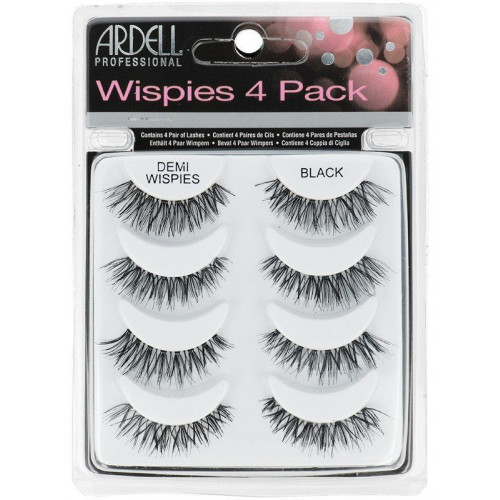 Ardell Natural Multipack Demi Wispies Black 4-pack