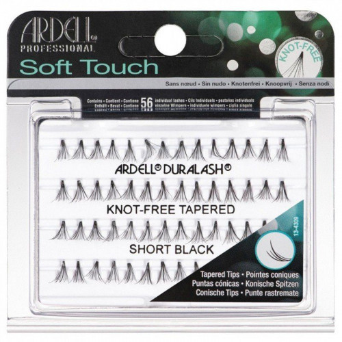 Ardell Soft Touch Individual Knot-Free Tapered Short Black