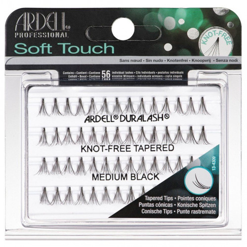 Ardell Soft Touch Individual Knot-Free Tapered Medium Black