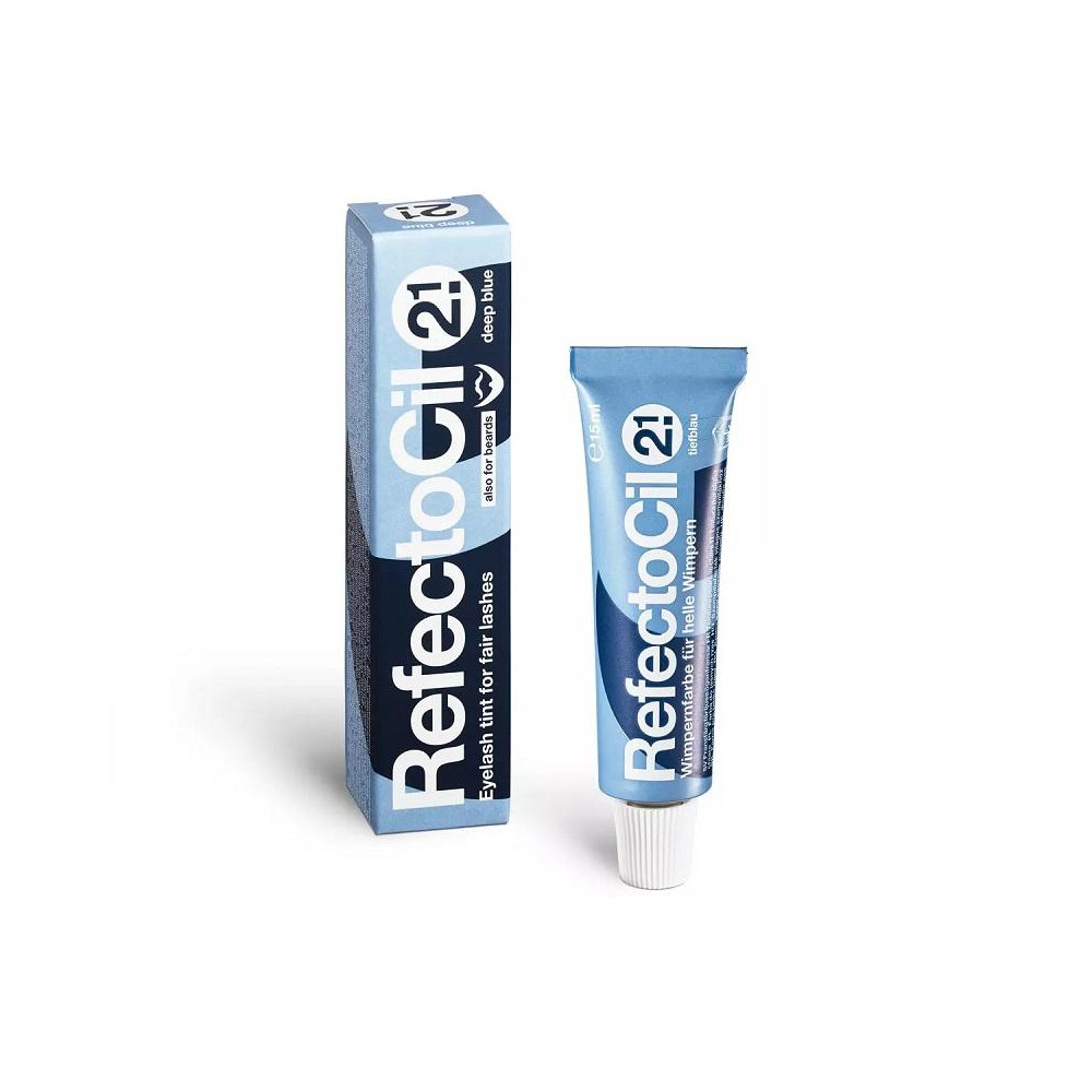 Produktbild för Eyelash and Eyebrow Tint Deep Blue No. 2.1 - 15ml