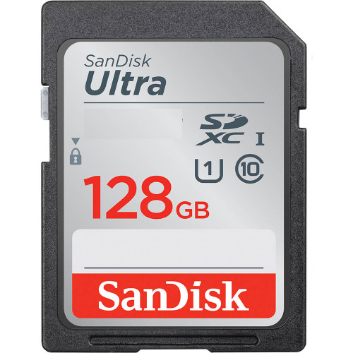 SANDISK Minneskort SDXC Ultra 128GB 120MB/s