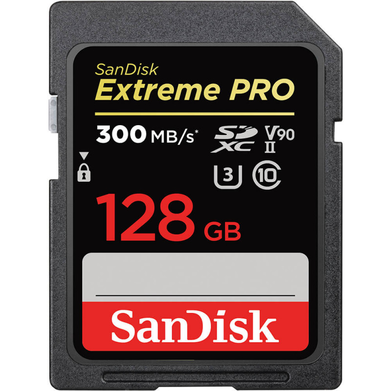 Produktbild för SDXC Extreme Pro 128GB 300MB/s UHS-II V90