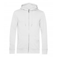 B and C Collection B&C Inspire Zipped Hood White