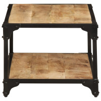 Produktbild för Soffbord 90x45x35 cm massivt grovt mangoträ