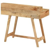 Produktbild för Skrivbord 100x45x90 cm massivt grovt mangoträ