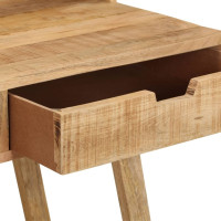 Produktbild för Skrivbord 100x45x90 cm massivt grovt mangoträ