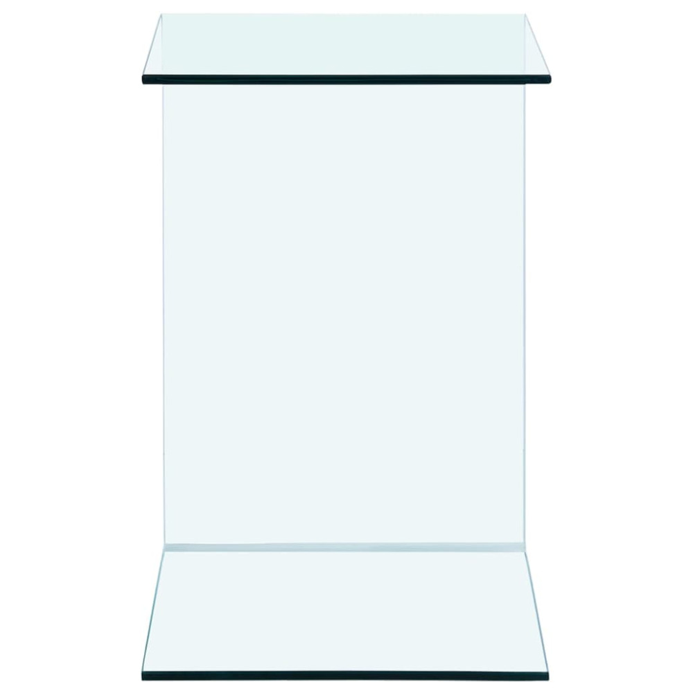 Produktbild för Sidobord 40x40x60 cm härdat glas