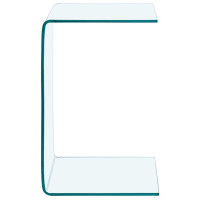 Produktbild för Sidobord 40x40x60 cm härdat glas