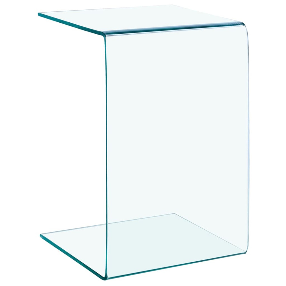 Produktbild för Sidobord 40x40x60 cm härdat glas