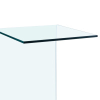 Produktbild för Sidobord 40x40x60 cm härdat glas