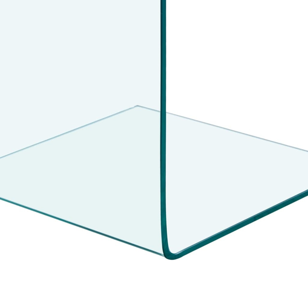 Produktbild för Sidobord 40x40x60 cm härdat glas