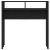 Produktbild för Konsolbord svart 78x30x80 cm konstruerat trä