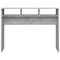Produktbild för Konsolbord betonggrå 105x30x80 cm konstruerat trä