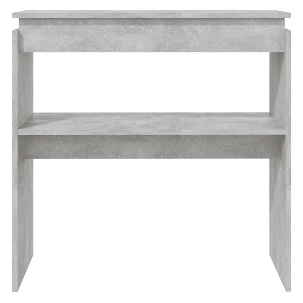 Produktbild för Sidobord betonggrå 80x30x80 cm konstruerat trä