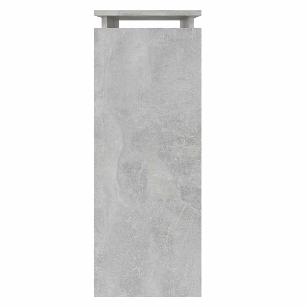 Produktbild för Sidobord betonggrå 80x30x80 cm konstruerat trä