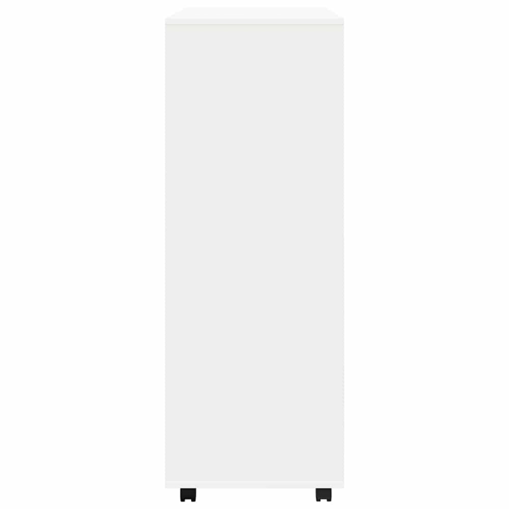 Produktbild för Klädhängare vit 80x40x110 cm konstruerat trä