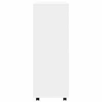 Produktbild för Klädhängare vit 80x40x110 cm konstruerat trä