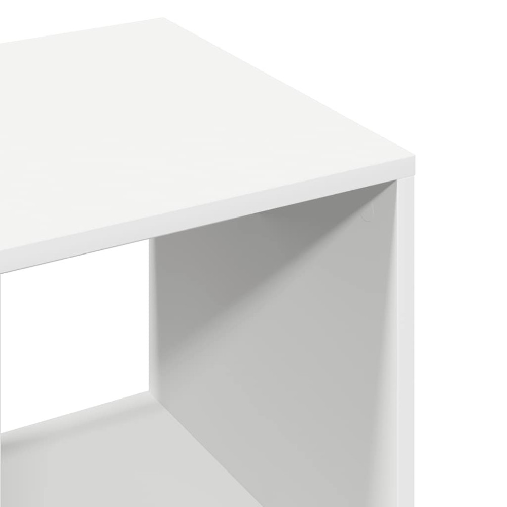 Produktbild för Klädhängare vit 80x40x110 cm konstruerat trä