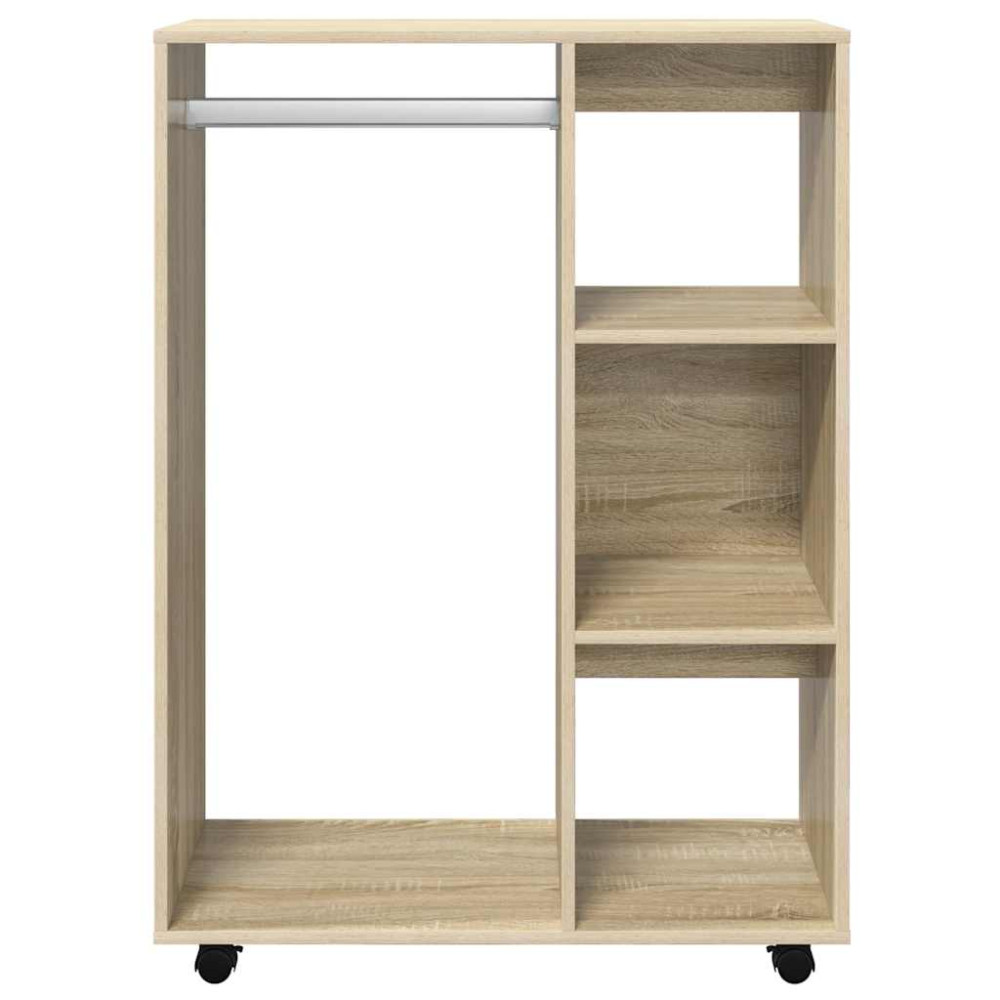 Produktbild för Garderob sonoma-ek 80x40x110 cm konstruerat trä