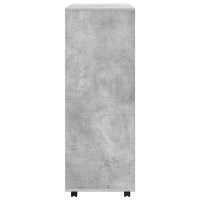 Produktbild för Garderob betonggrå 80x40x110 cm konstruerat trä