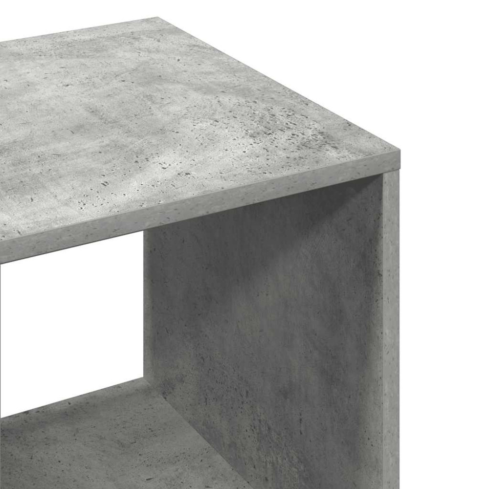 Produktbild för Garderob betonggrå 80x40x110 cm konstruerat trä