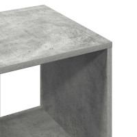 Produktbild för Garderob betonggrå 80x40x110 cm konstruerat trä