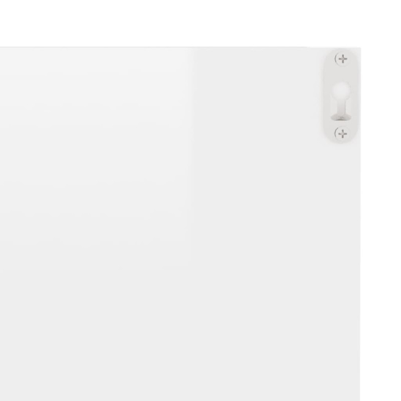 Produktbild för Vägghyllor 4 st vit högglans 40x11,5x18 cm