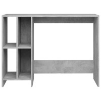 Produktbild för Datorbord betonggrå 102,5x35x75 cm konstruerat trä