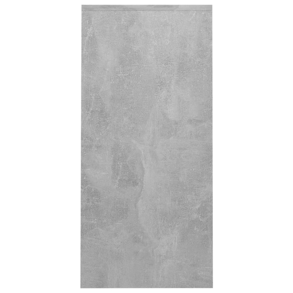 Produktbild för Datorbord betonggrå 102,5x35x75 cm konstruerat trä