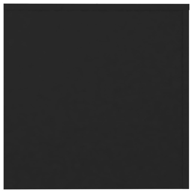 Produktbild för Sidobord 3 st svart spånskiva