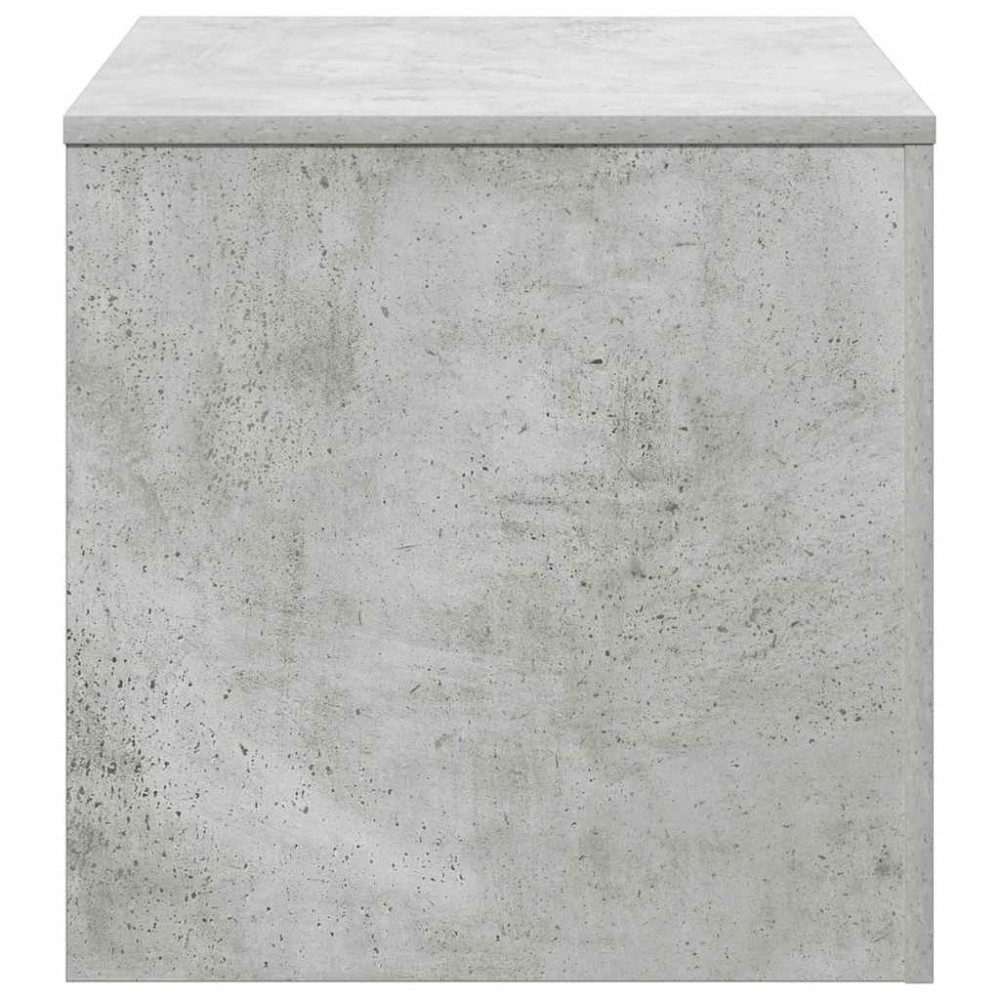 Produktbild för Sidobord 3 st betonggrå konstruerat trä