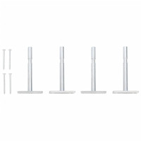 Miniatyr av produktbild för Vägglådor betonggrå 2 st 40x23,5x10 cm MDF