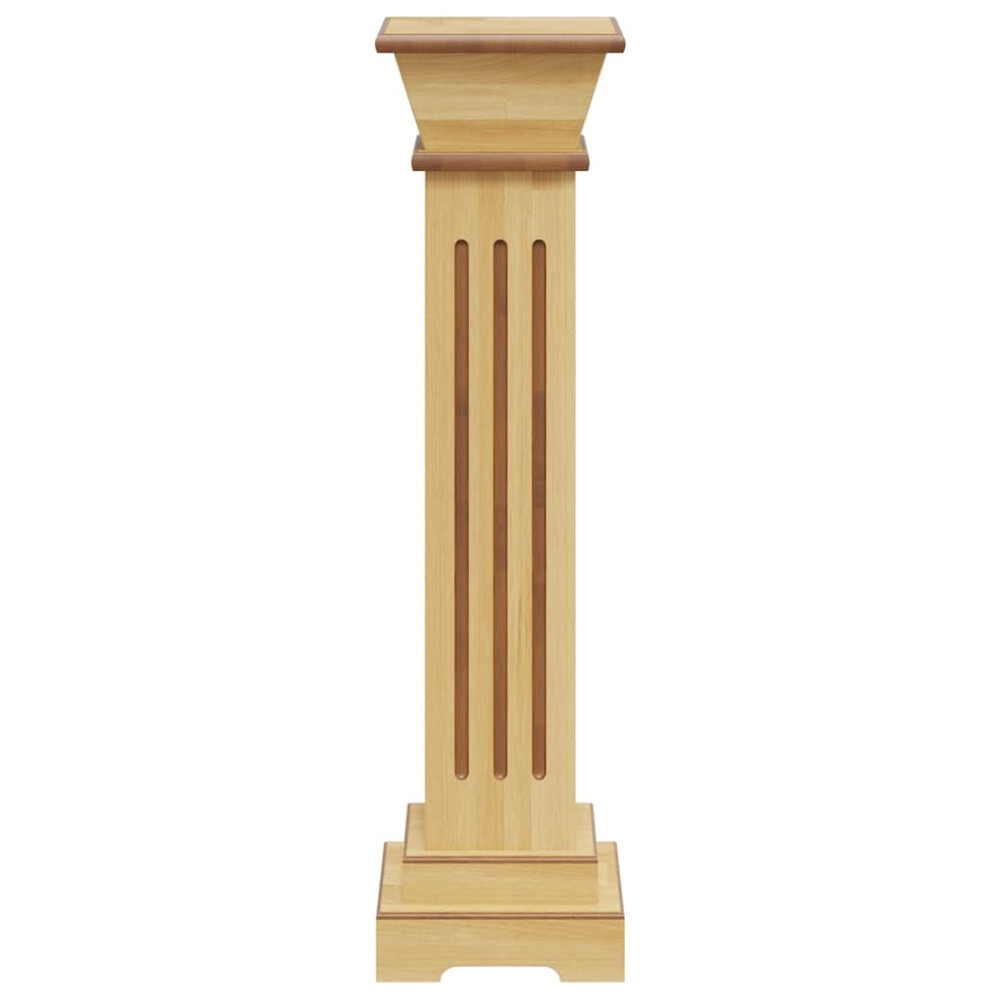 Produktbild för Klassisk blompelare natur 17x17x66 cm MDF
