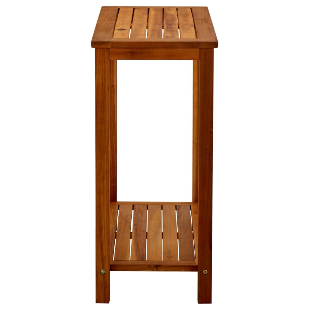 Produktbild för Konsolbord för trädgård 80x35x75 cm massivt akaciaträ
