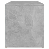 Produktbild för Hallbänk betonggrå 80x40x45 cm konstruerat trä