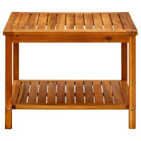 Produktbild för Soffbord 60x60x45 cm massivt akaciaträ
