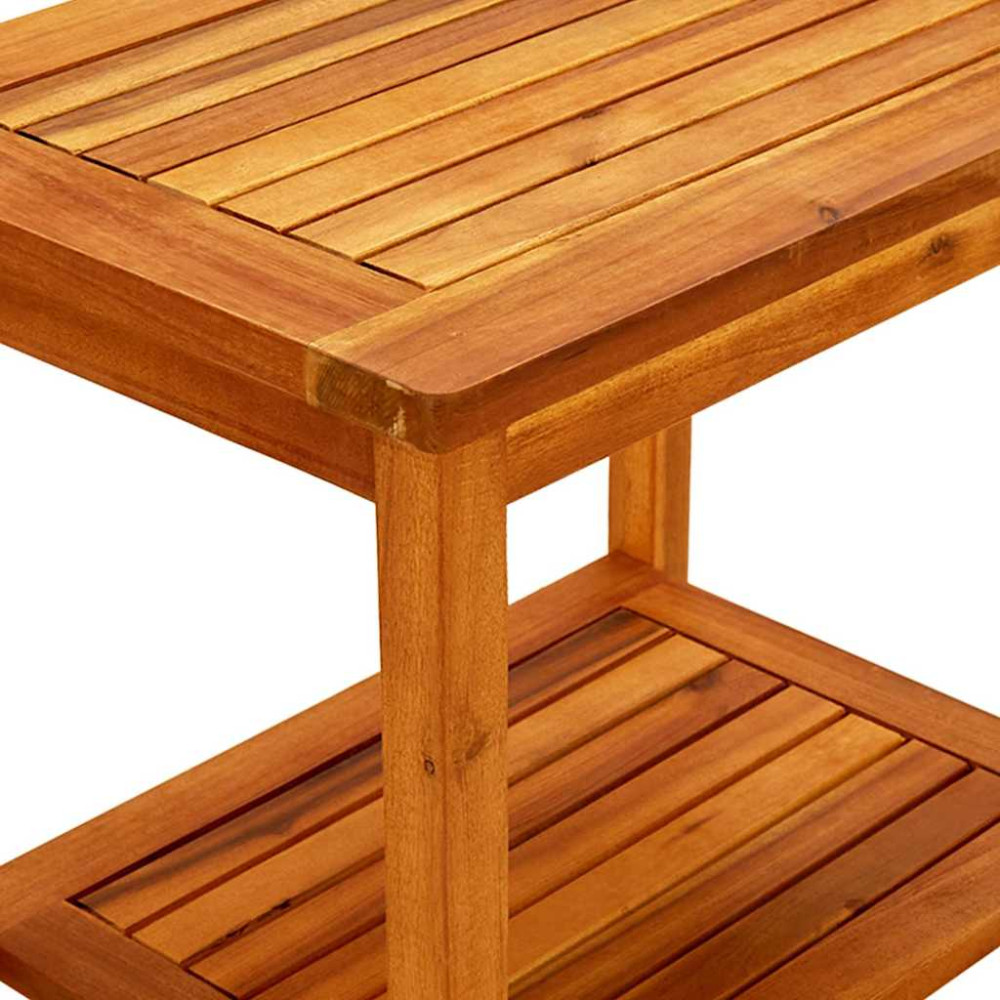 Produktbild för Soffbord 50x35x45 cm massivt akaciaträ