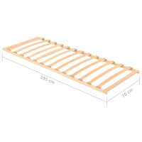 Produktbild för Ribbotten med 13 ribbor 70x200 cm