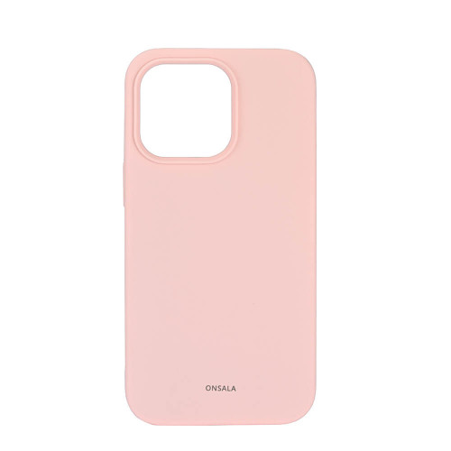 ONSALA Mobilecover Silicone Chalk Pink iPhone 13 Pro