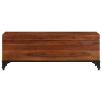Produktbild för Förvaringskista 110x35x41 cm massivt akaciaträ