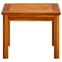 Produktbild för Trädgårdsbord 45x45x36 cm massivt akaciaträ