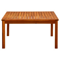 Produktbild för Trädgårdsbord 85x85x45 cm massivt akaciaträ