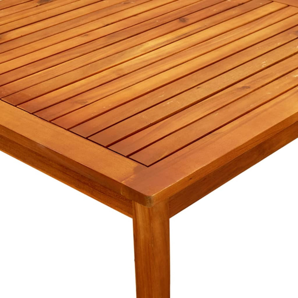 Produktbild för Trädgårdsbord 85x85x45 cm massivt akaciaträ