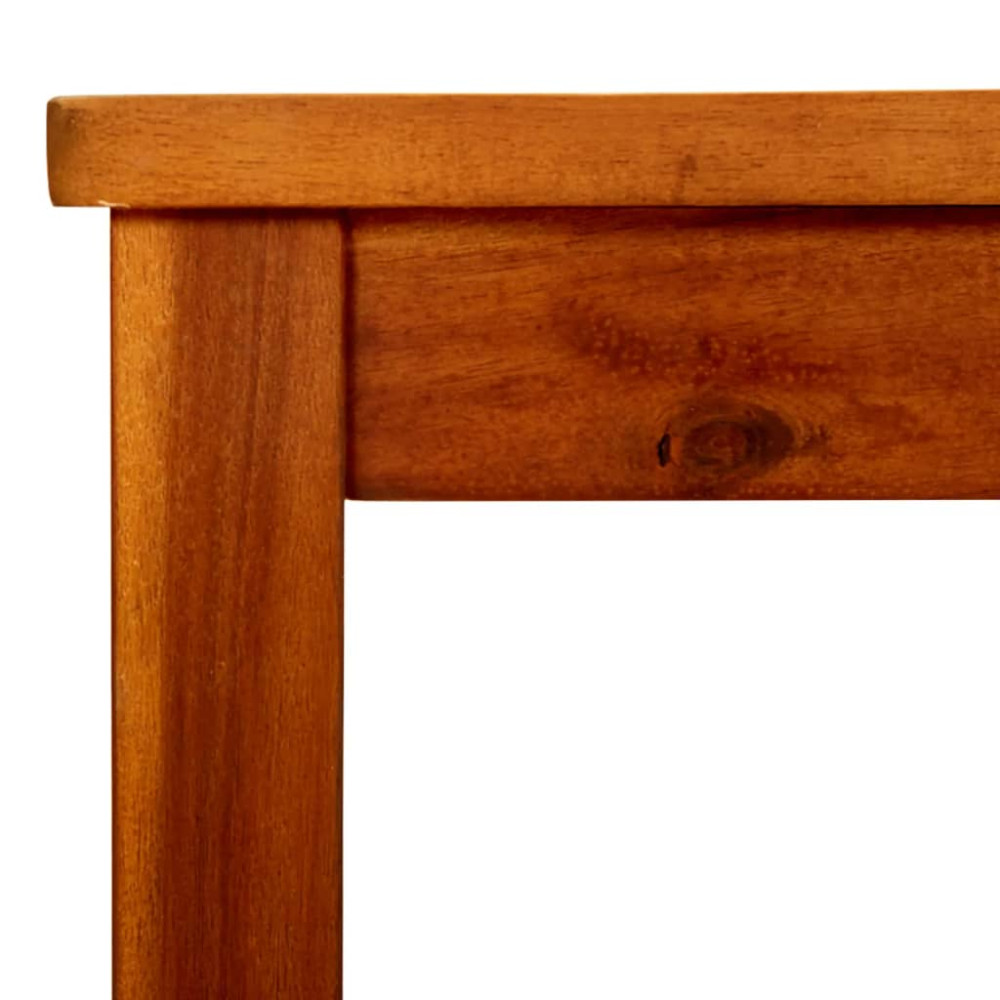 Produktbild för Trädgårdsbord 110x110x45 cm massivt akaciaträ