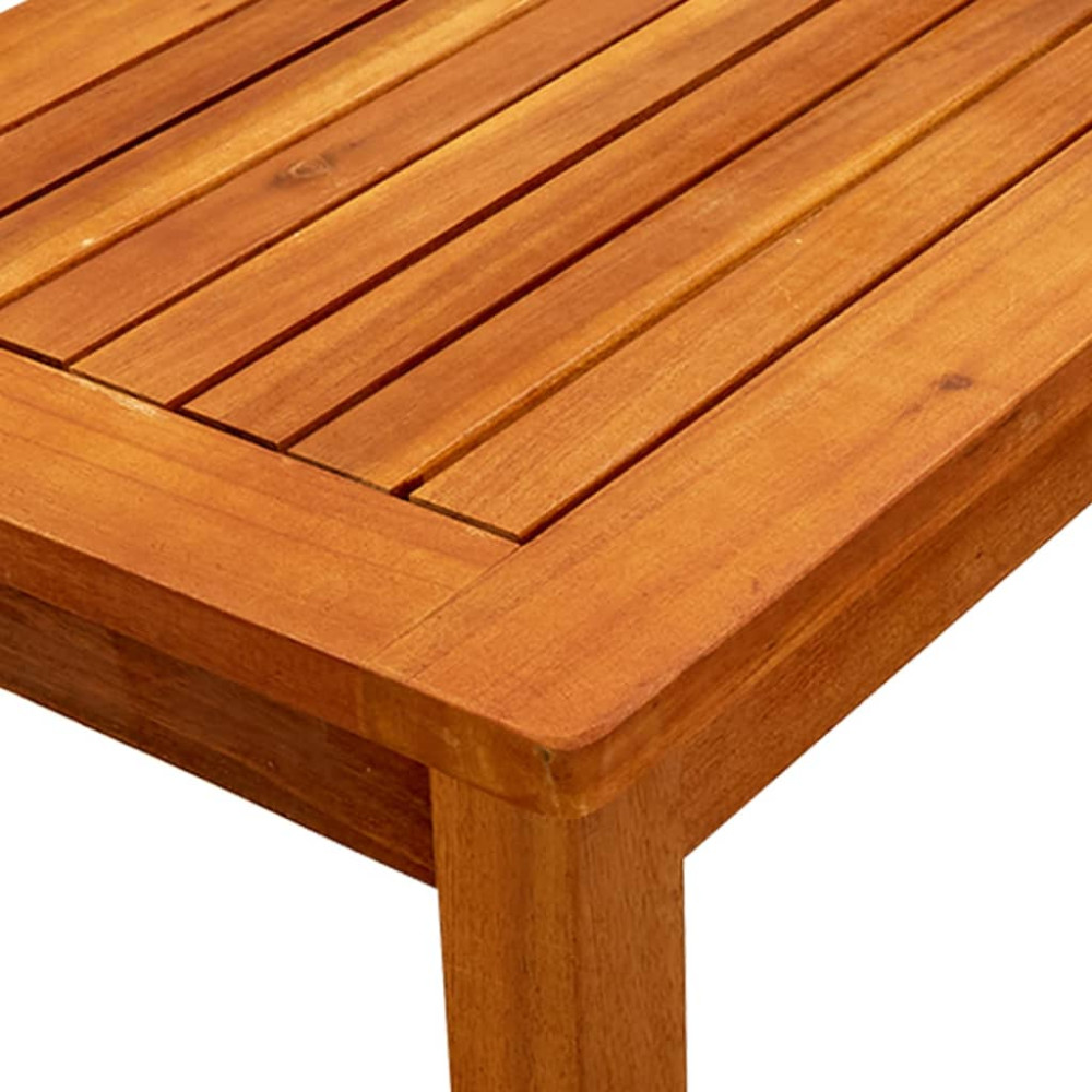 Produktbild för Trädgårdsbord 50x35x36 cm massivt akaciaträ
